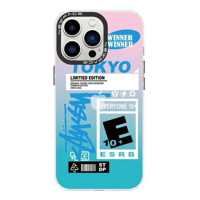 Newface iPhone 13 Pro Kılıf Estoril Desenli Kapak