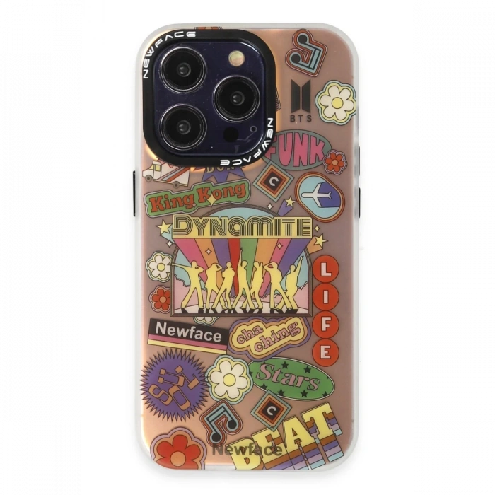 Newface iPhone 13 Pro Kılıf Estoril Desenli Kapak