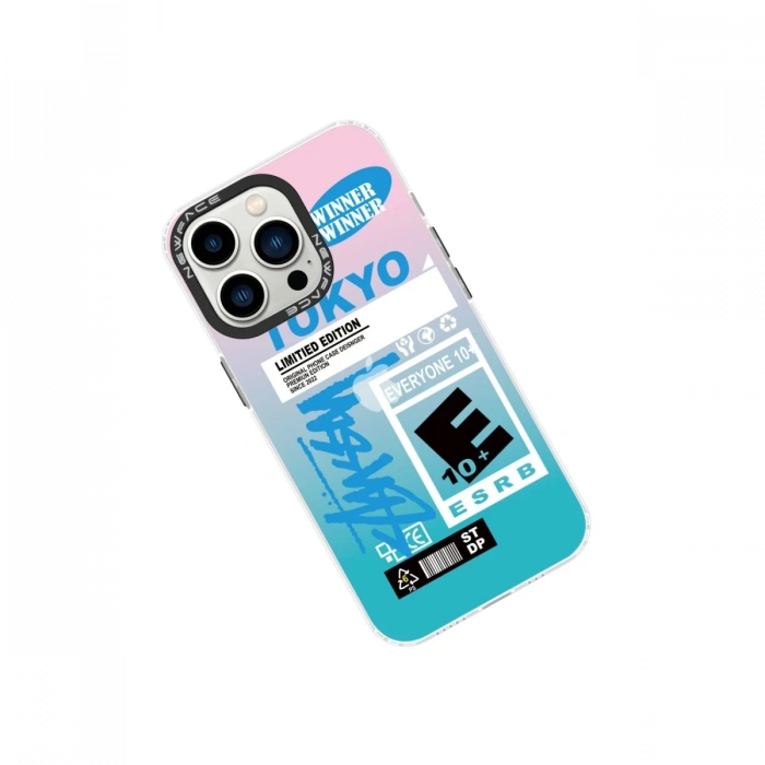 Newface iPhone 13 Pro Kılıf Estoril Desenli Kapak