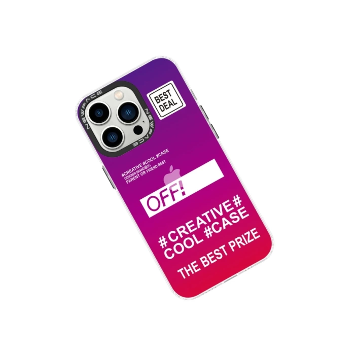 Newface iPhone 13 Pro Kılıf Estoril Desenli Kapak