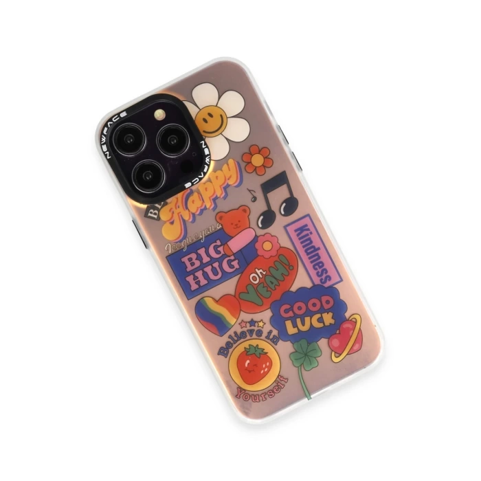 Newface iPhone 13 Pro Kılıf Estoril Desenli Kapak
