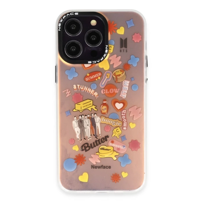Newface iPhone 13 Pro Kılıf Estoril Desenli Kapak