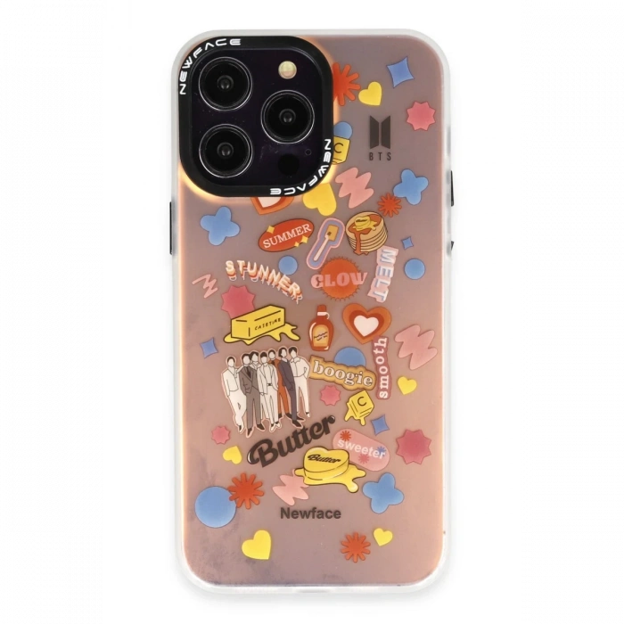Newface iPhone 13 Pro Kılıf Estoril Desenli Kapak