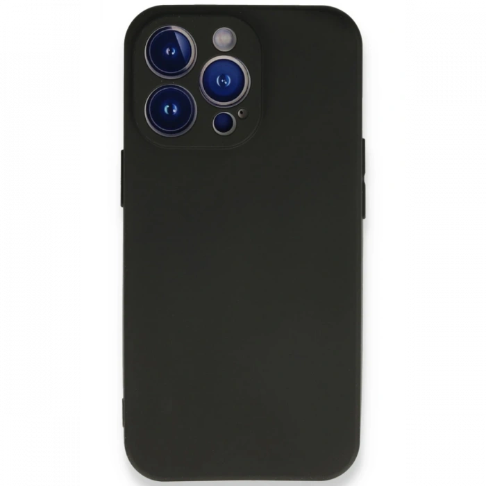Newface iPhone 13 Pro Kılıf First Silikon - Siyah