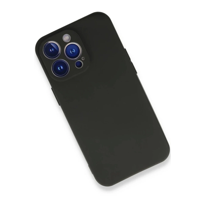 Newface iPhone 13 Pro Kılıf First Silikon - Siyah