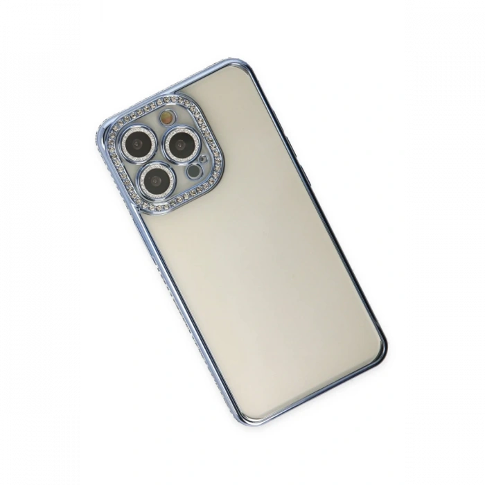 Newface iPhone 13 Pro Kılıf Joke Taşlı Silikon