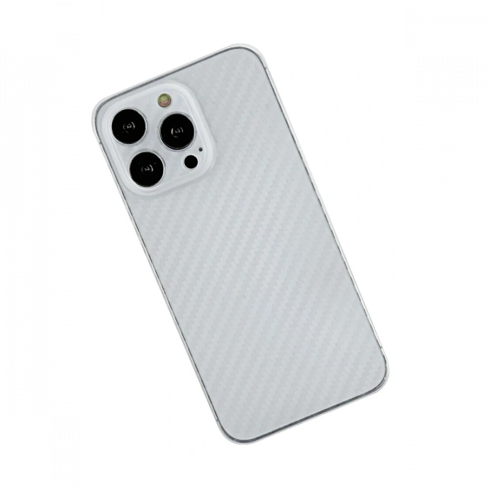 Newface iPhone 13 Pro Kılıf Karbon PP Silikon