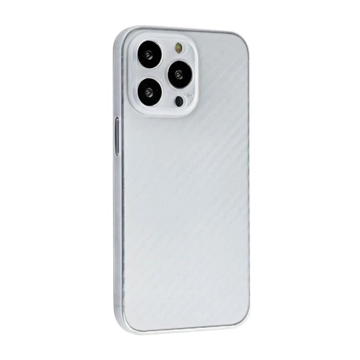 Newface iPhone 13 Pro Kılıf Karbon PP Silikon