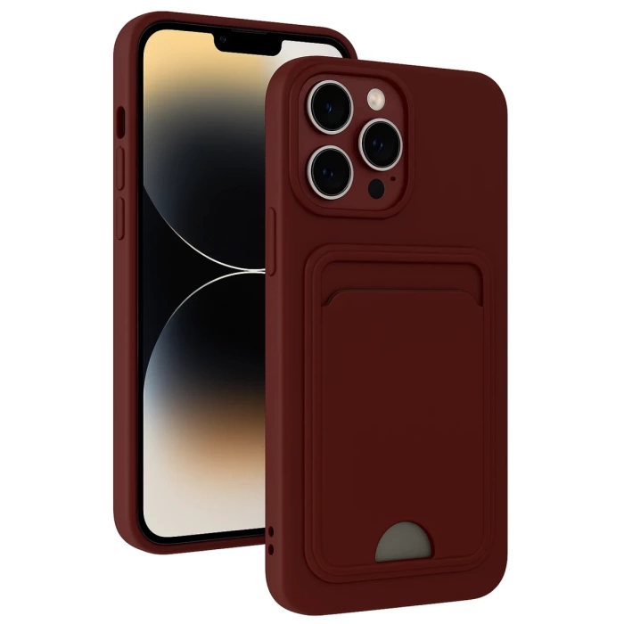 Newface iPhone 13 Pro Kılıf Kelvin Kartvizitli Silikon