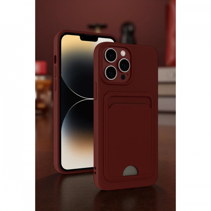 Newface iPhone 13 Pro Kılıf Kelvin Kartvizitli Silikon
