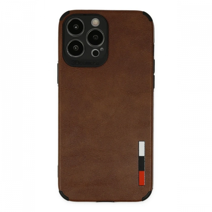 Newface iPhone 13 Pro Kılıf Loop Deri Silikon
