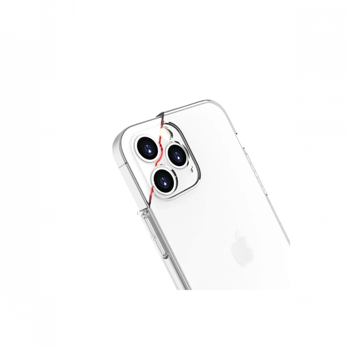 Newface iPhone 13 Pro Kılıf Lüx Şeffaf Silikon