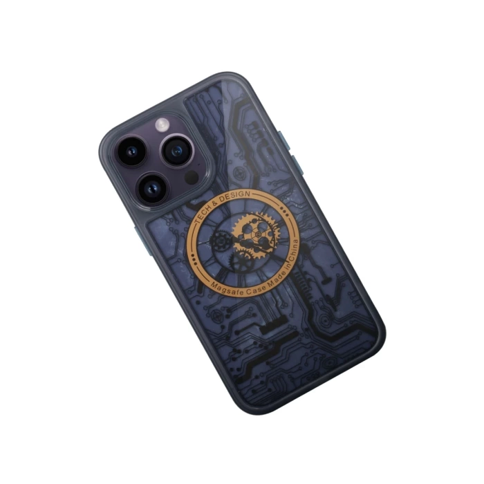 Newface iPhone 13 Pro Kılıf Magic Magneticsafe Silikon - Siyah