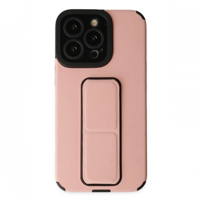 Newface iPhone 13 Pro Kılıf Mega Standlı Silikon