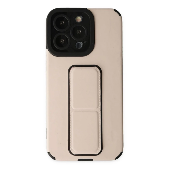 Newface iPhone 13 Pro Kılıf Mega Standlı Silikon