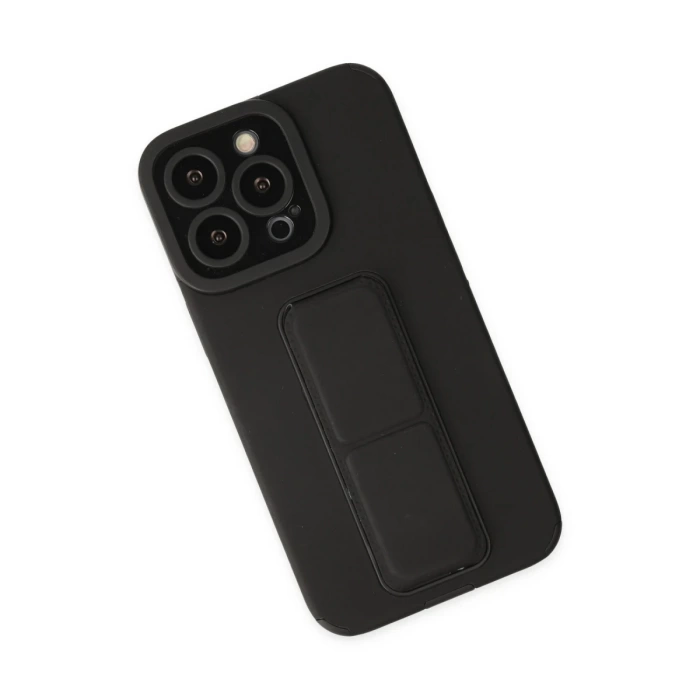 Newface iPhone 13 Pro Kılıf Mega Standlı Silikon