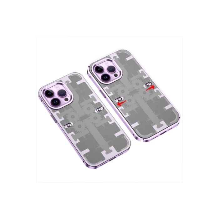 Newface iPhone 13 Pro Kılıf Mekanik Bumper Kapak