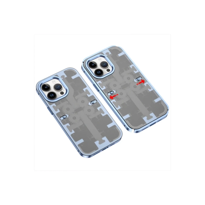 Newface iPhone 13 Pro Kılıf Mekanik Bumper Kapak