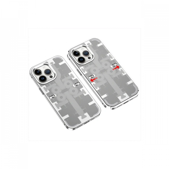 Newface iPhone 13 Pro Kılıf Mekanik Bumper Kapak