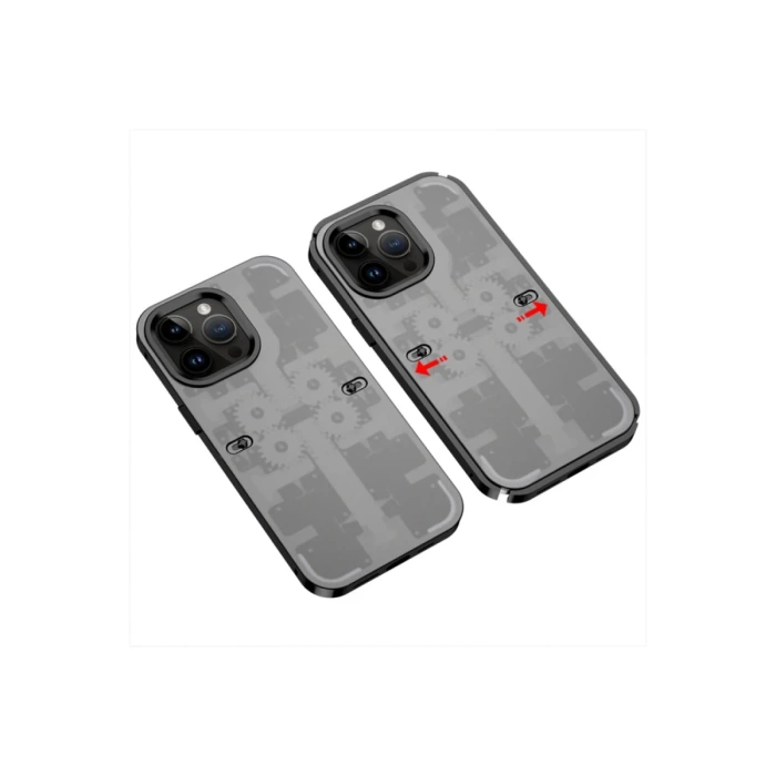 Newface iPhone 13 Pro Kılıf Mekanik Bumper Kapak