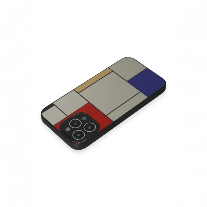 Newface iPhone 13 Pro Kılıf Mirror Desenli Kapak