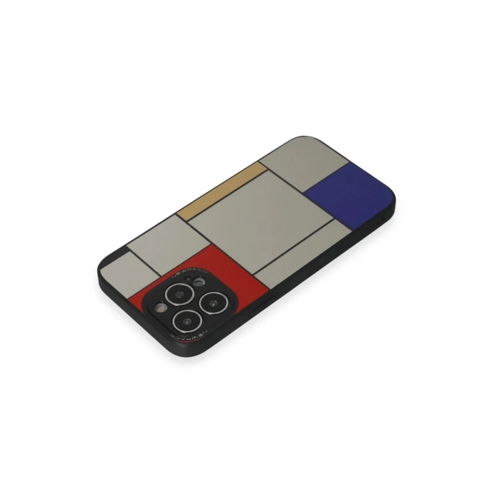 Newface iPhone 13 Pro Kılıf Mirror Desenli Kapak