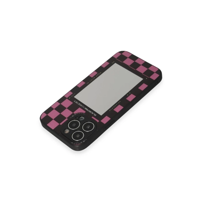 Newface iPhone 13 Pro Kılıf Mirror Desenli Kapak