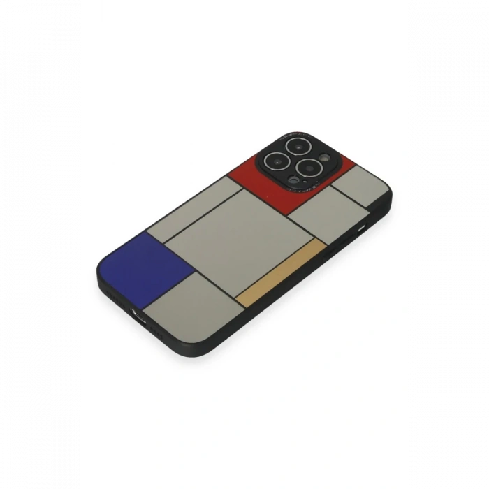 Newface iPhone 13 Pro Kılıf Mirror Desenli Kapak
