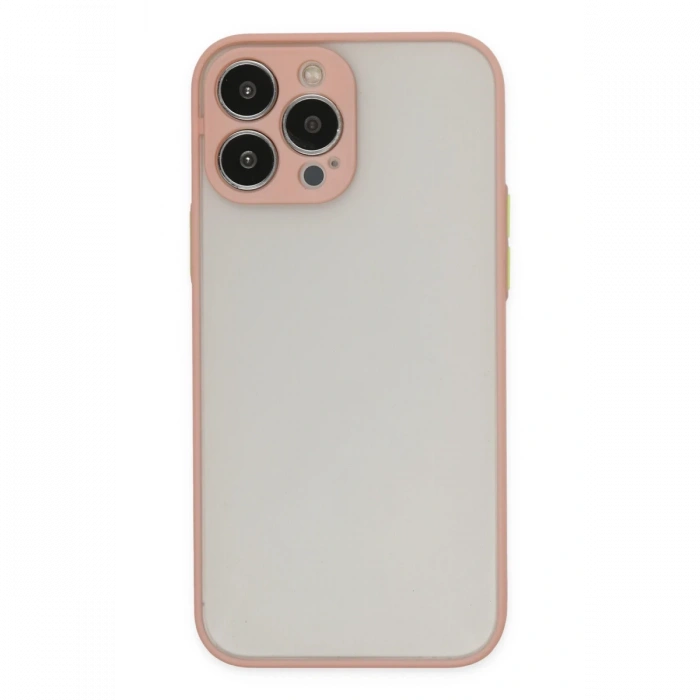 Newface iPhone 13 Pro Kılıf Montreal Silikon Kapak