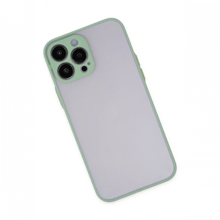 Newface iPhone 13 Pro Kılıf Montreal Silikon Kapak