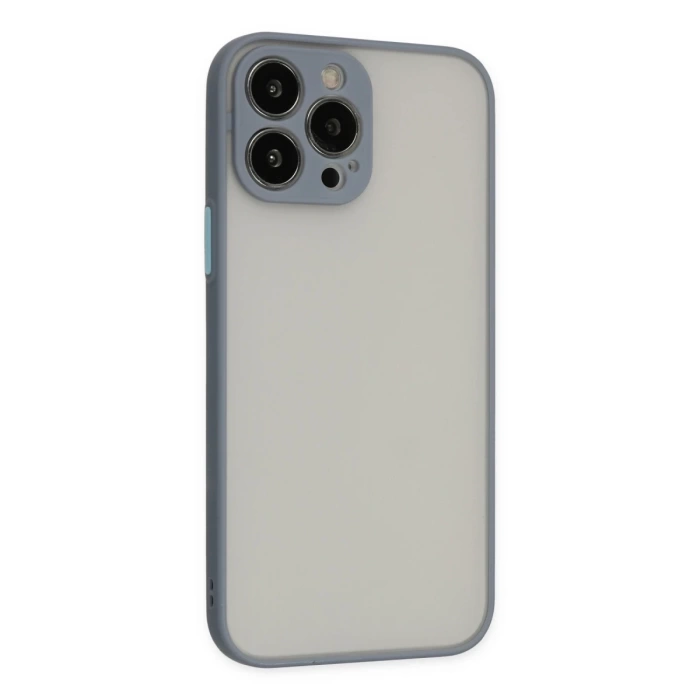 Newface iPhone 13 Pro Kılıf Montreal Silikon Kapak