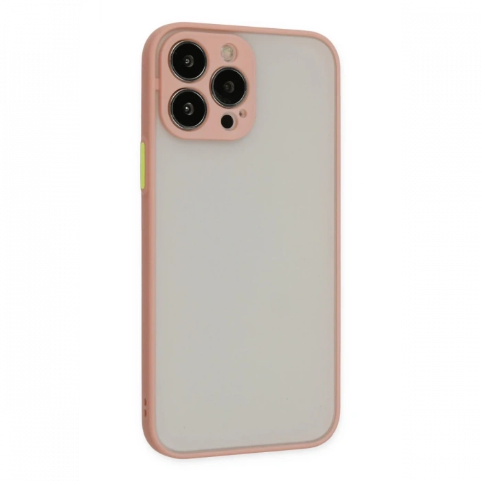 Newface iPhone 13 Pro Kılıf Montreal Silikon Kapak