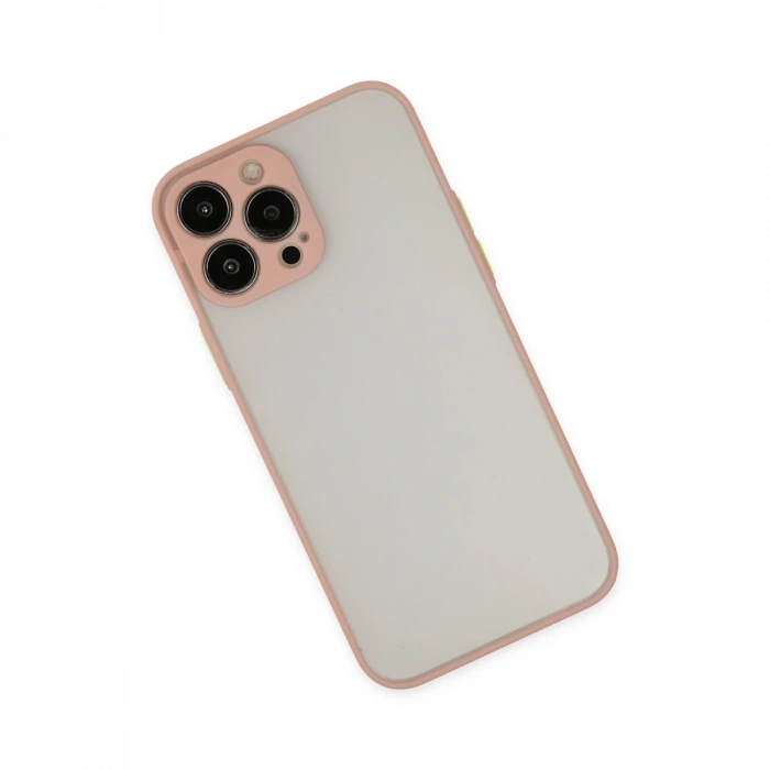 Newface iPhone 13 Pro Kılıf Montreal Silikon Kapak