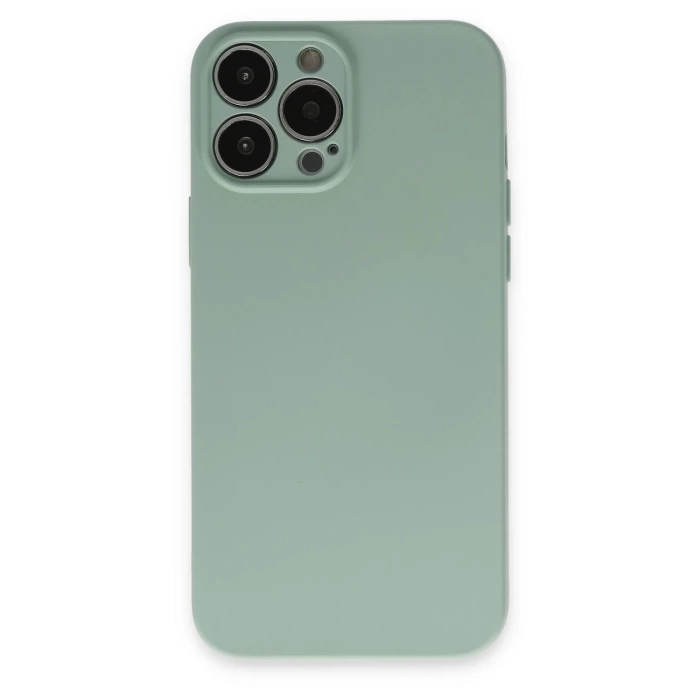 Newface iPhone 13 Pro Kılıf Nano içi Kadife Silikon