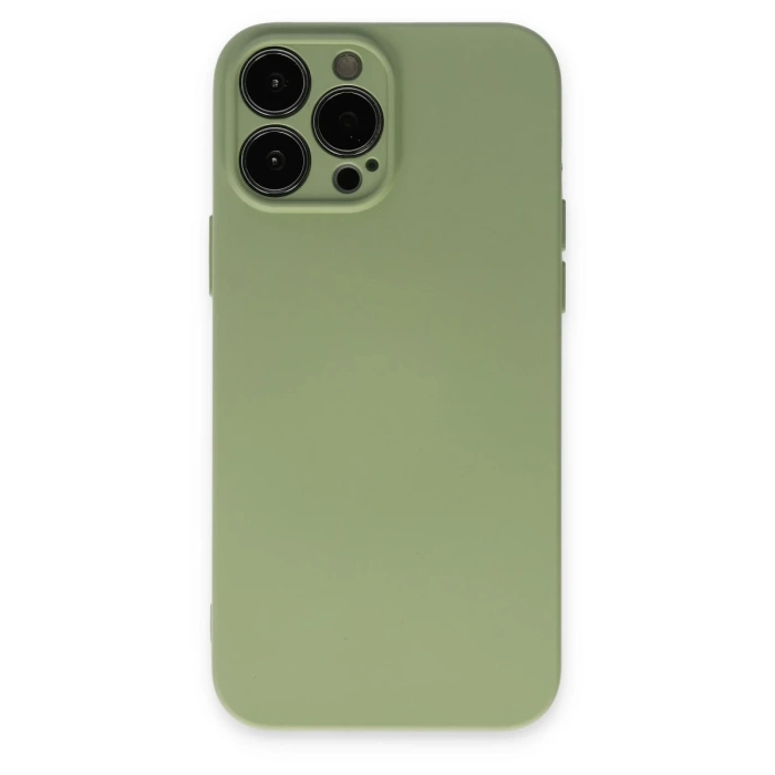 Newface iPhone 13 Pro Kılıf Nano içi Kadife Silikon