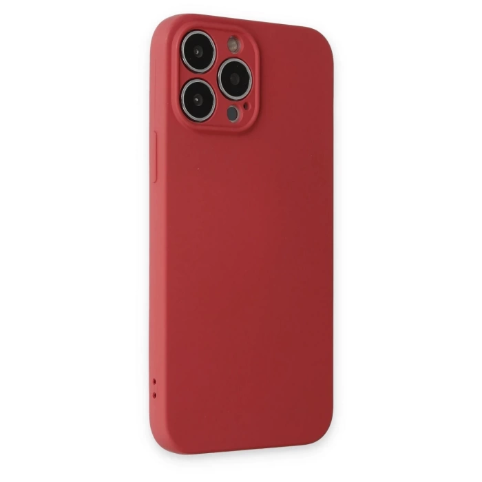 Newface iPhone 13 Pro Kılıf Nano içi Kadife Silikon
