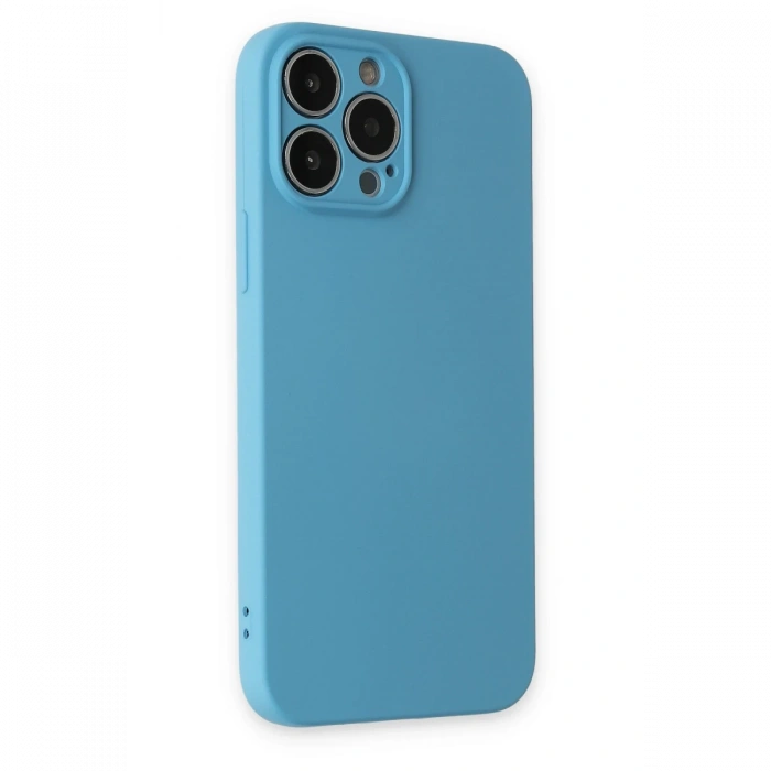 Newface iPhone 13 Pro Kılıf Nano içi Kadife Silikon