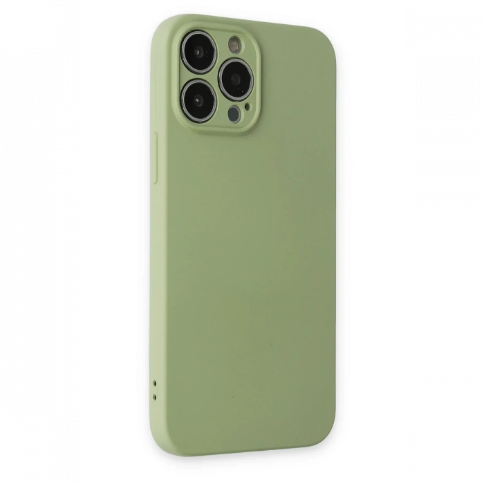Newface iPhone 13 Pro Kılıf Nano içi Kadife Silikon