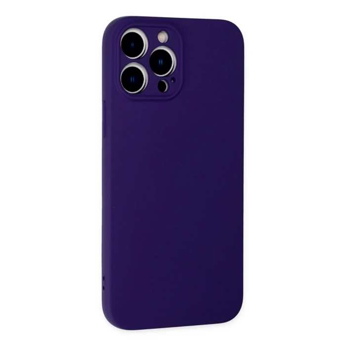 Newface iPhone 13 Pro Kılıf Nano içi Kadife Silikon