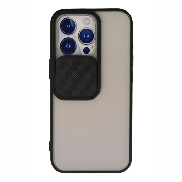 Newface iPhone 13 Pro Kılıf Palm Buzlu Kamera Sürgülü Silikon