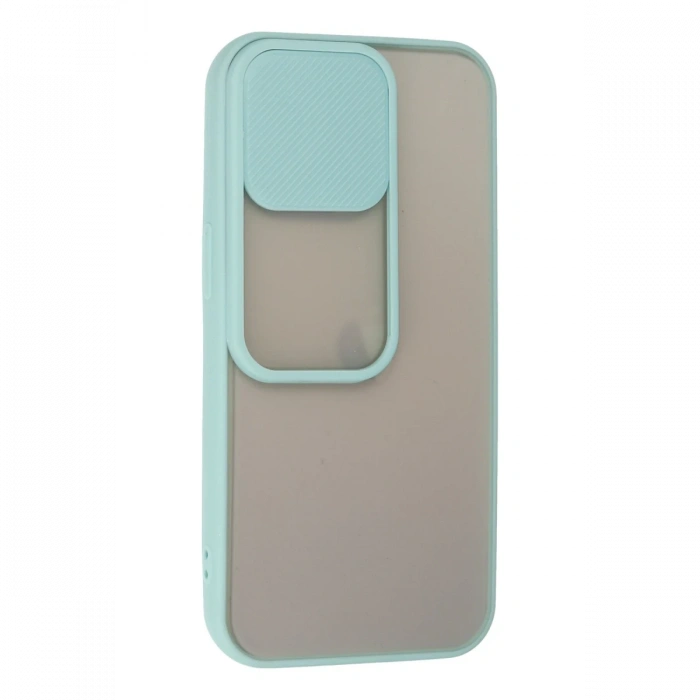 Newface iPhone 13 Pro Kılıf Palm Buzlu Kamera Sürgülü Silikon
