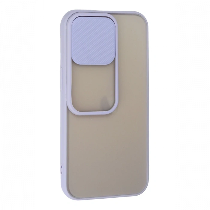 Newface iPhone 13 Pro Kılıf Palm Buzlu Kamera Sürgülü Silikon