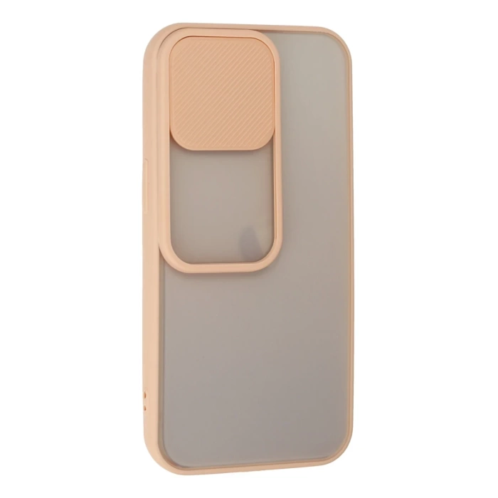 Newface iPhone 13 Pro Kılıf Palm Buzlu Kamera Sürgülü Silikon
