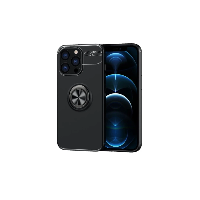 Newface iPhone 13 Pro Kılıf Range Yüzüklü Silikon