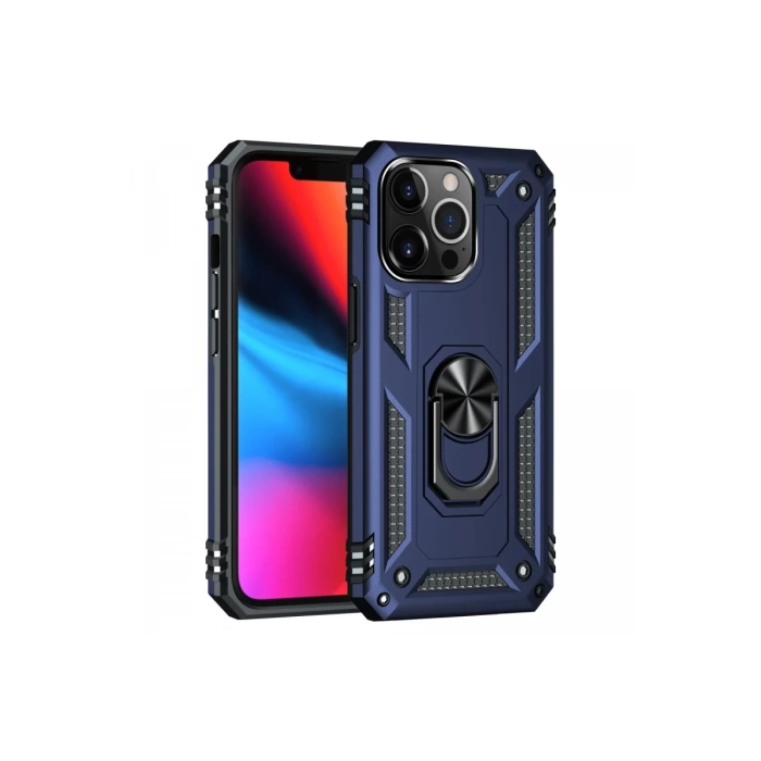 Newface iPhone 13 Pro Kılıf Sofya Yüzüklü Silikon Kapak