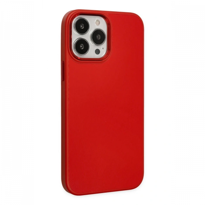 Newface iPhone 13 Pro Max Kılıf Asya Deri Silikon