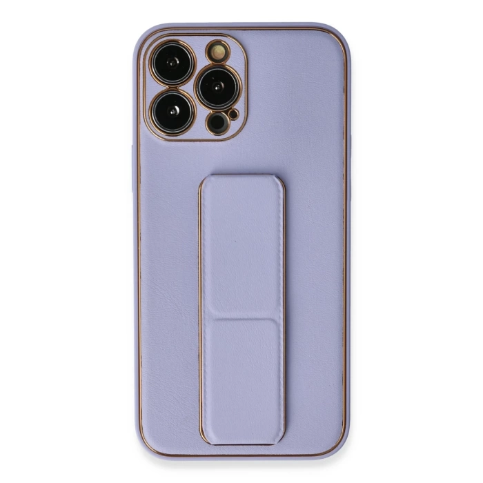 Newface iPhone 13 Pro Max Kılıf Coco Deri Standlı Kapak