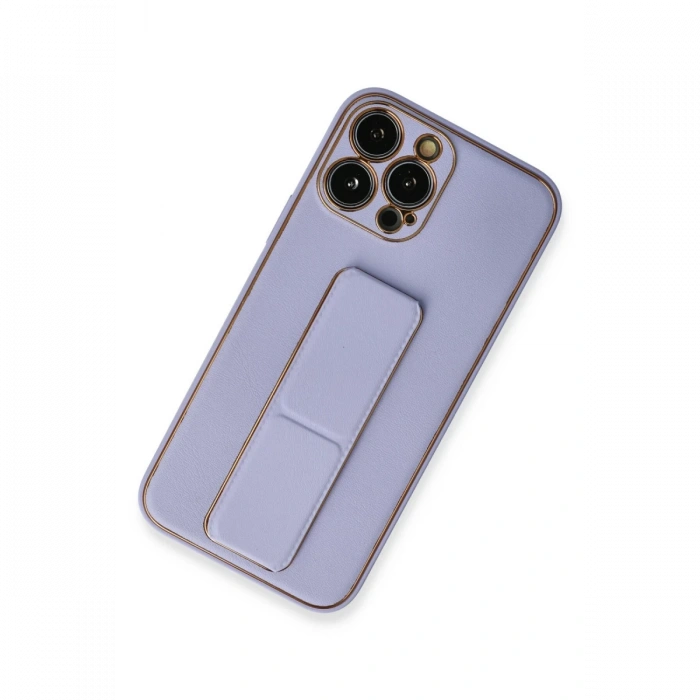 Newface iPhone 13 Pro Max Kılıf Coco Deri Standlı Kapak