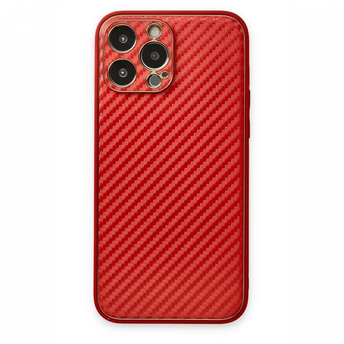 Newface iPhone 13 Pro Max Kılıf Coco Karbon Silikon