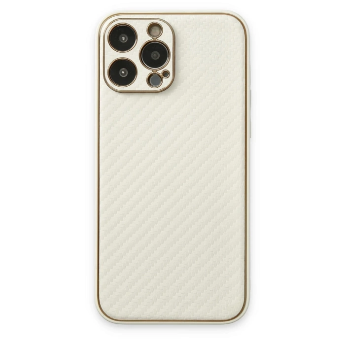 Newface iPhone 13 Pro Max Kılıf Coco Karbon Silikon